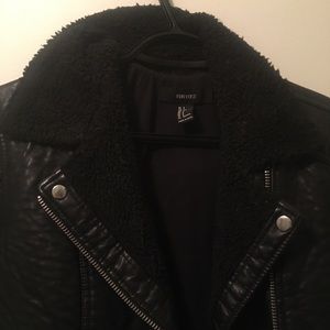 Faux Leather Jacket
